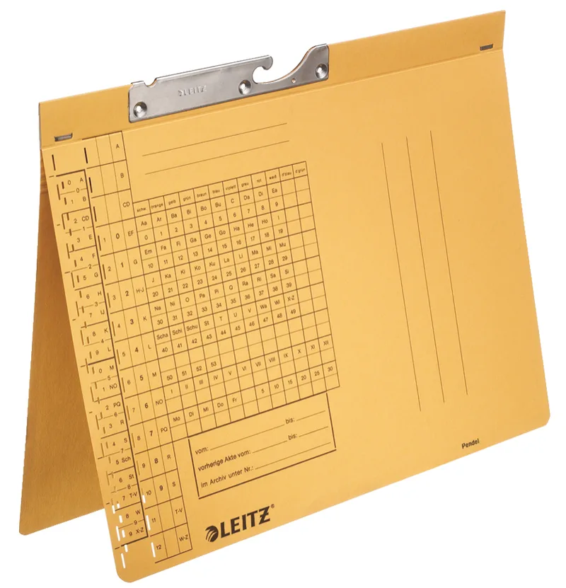 Pendelhefter, A4, Behördenheftung, blau, 320 g/qm de Leitz – photo produit