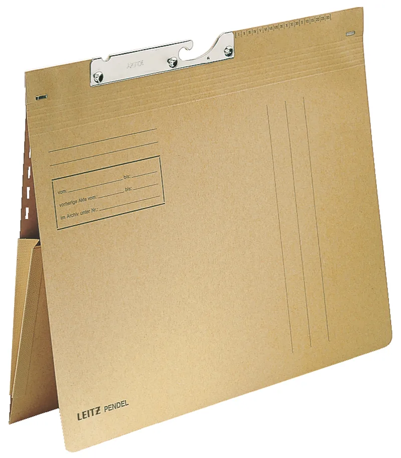 Pendelhefter, mit Dehntasche, A4, natron van Leitz – productfoto
