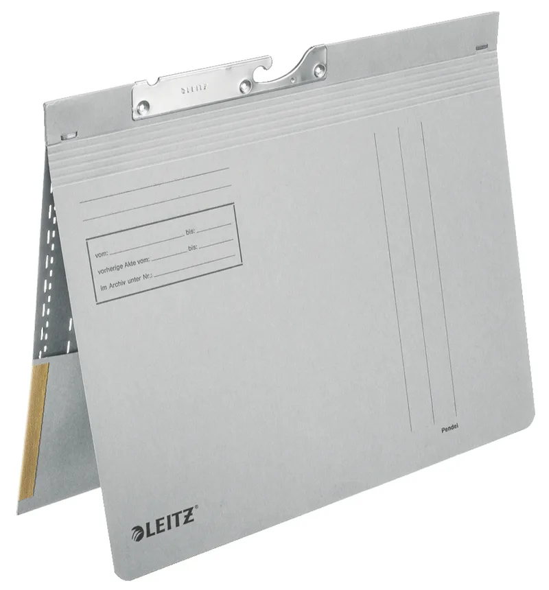 Pendelhefter, mit Tasche, A4, grau by Leitz – product photo