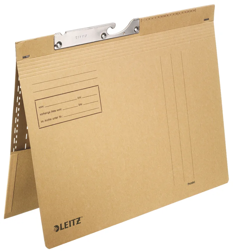 Pendelhefter, mit Tasche, A4, natron by Leitz – product photo