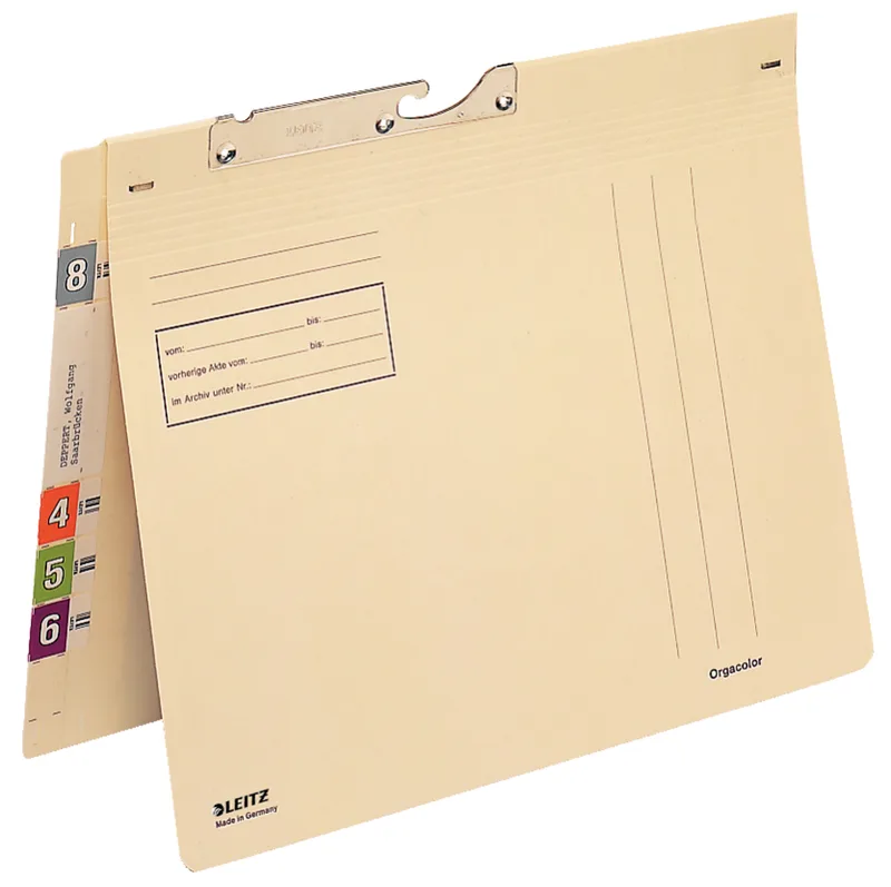 Pendelhefter Orgacolor, A4, kaufmännische Heftung de Leitz – photo produit