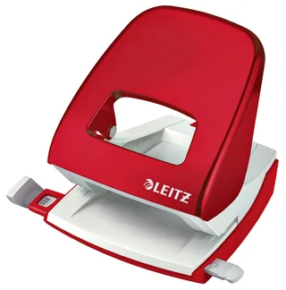 Perforator Leitz NeXXt WOW 5008 metaal 30 vel rood van Leitz – productfoto 1 van 2