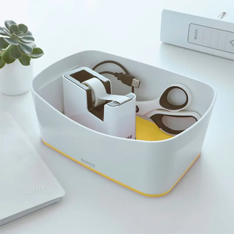 Plakbandhouder Leitz WOW wit/geel van Leitz – productfoto 3 van 4