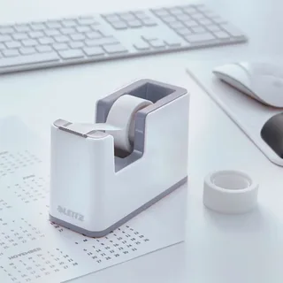 Plakbandhouder Leitz WOW wit/grijs van Leitz – productfoto 2 van 4