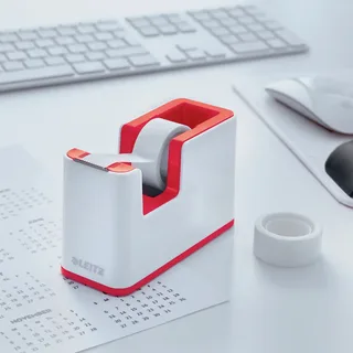 Plakbandhouder Leitz WOW wit/rood van Leitz – productfoto 2 van 2