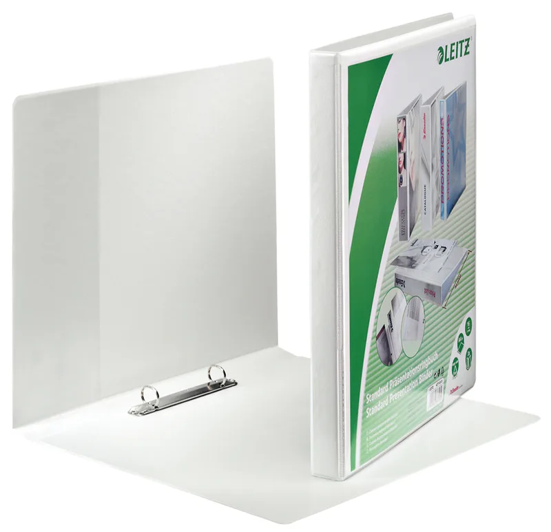 Präsentations-Ringbuch, A4 Überbreite, weiß, 2 Rund by Leitz – product photo