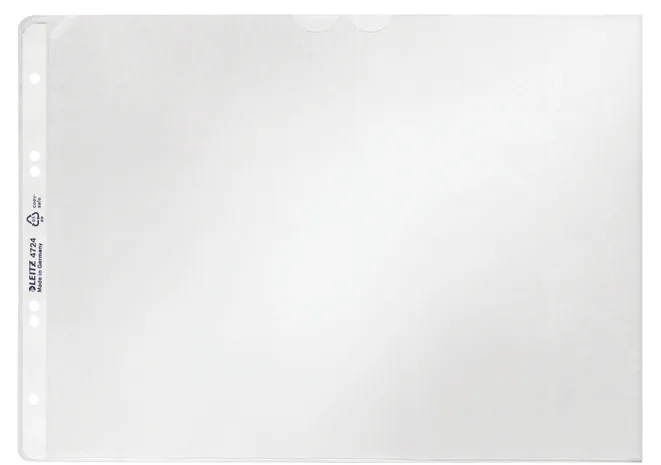 Prospekthülle, A4 quer, PP, genarbt, 0,12 mm by Leitz – product photo