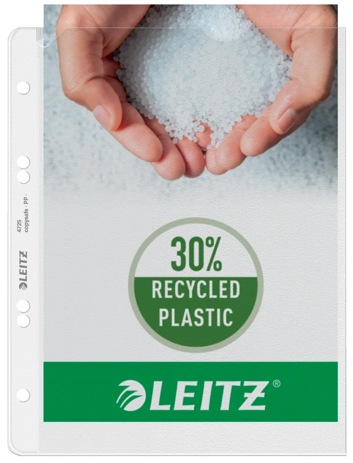 Prospekthülle extrastark, A5, PP, genarbt, 0,13 mm van Leitz – productfoto