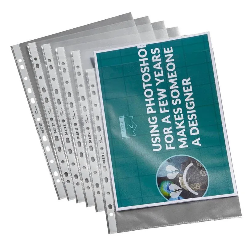 Prospekthüllen DIN A4 0.065 mm transparent de Leitz – photo produit