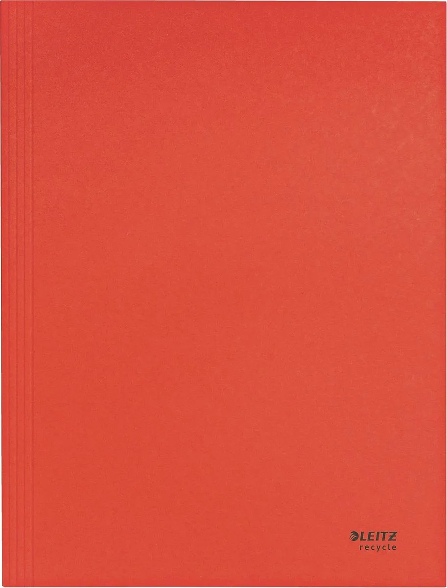 Recycle klepmap, uit karton, ft rood 10 stuks fra Leitz i A4 – produktbillede