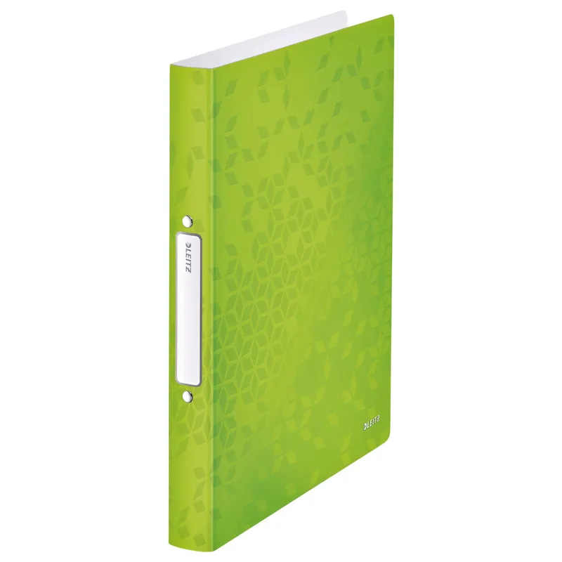 Ringband leitz wow a4 2-rings o-mech 32mm pp groen | 10 stuks de Leitz – photo produit