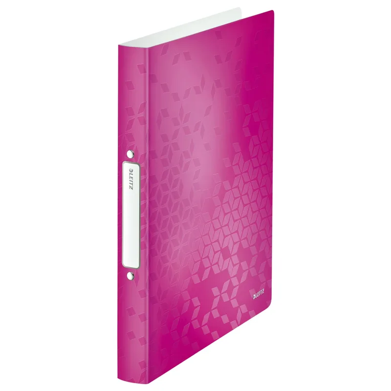 Ringband leitz wow a4 2-rings o-mech 32mm pp roze | 10 stuks by Leitz – product photo