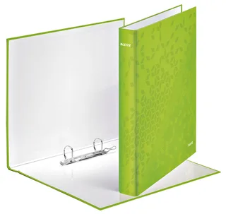 Ringband Leitz WOW A4 maxi 2-rings D-mechaniek 25mm groen de Leitz – photo produit 1 sur 3