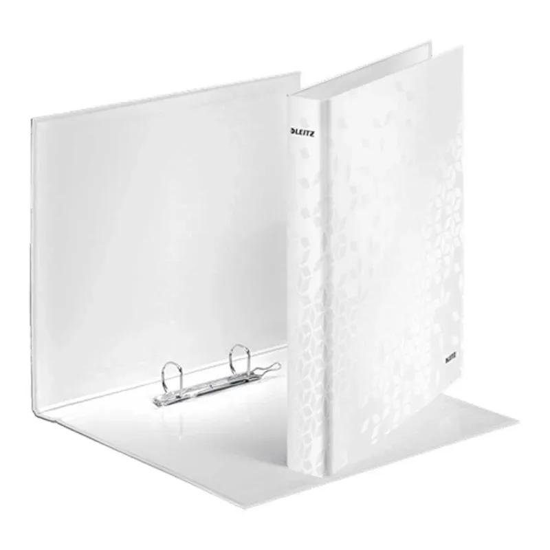Ringband Leitz WOW A4 maxi 2-rings D-mechaniek 40mm wit by Leitz – product photo 2 of 3