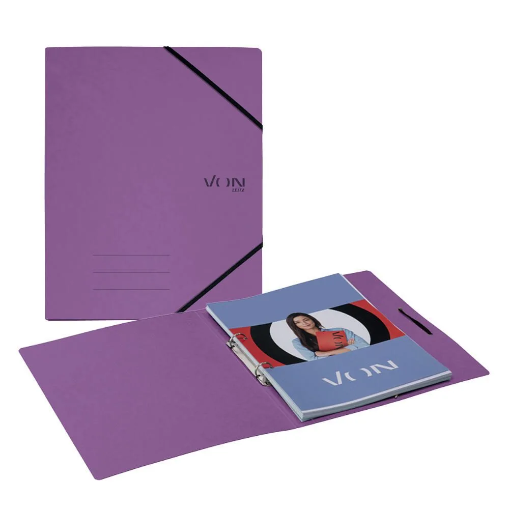 Ringbuch 2,50 cm, violett från Leitz – produktbild