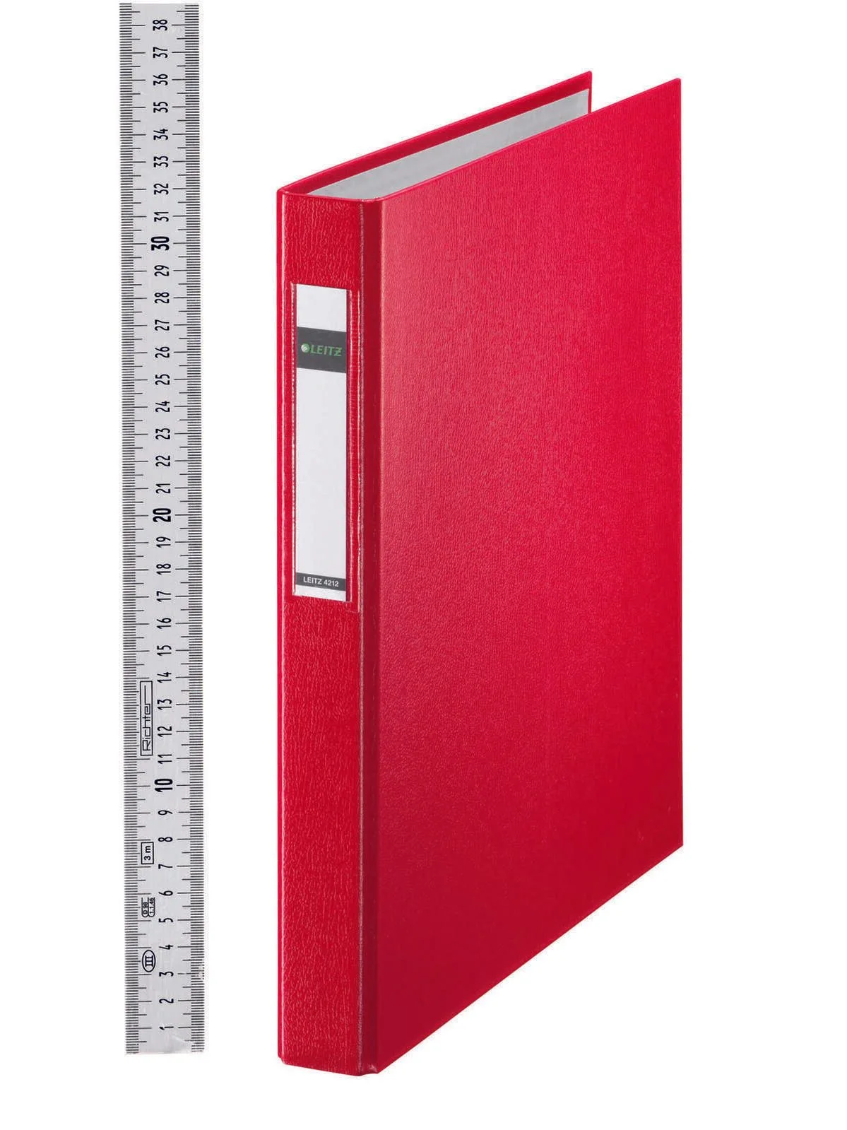 Ringbuch 4-Ringe DIN A4 4 cm rot från Leitz – produktbild