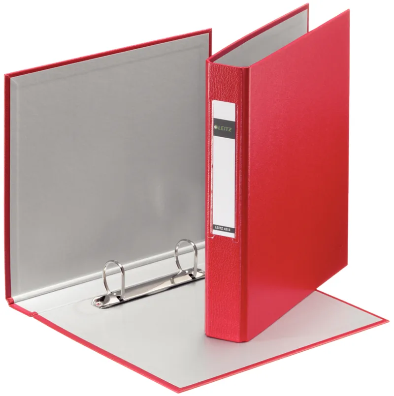 Ringbuch Standard, DIN A5, rot, 2 D-Ring-Mechanik de Leitz – photo produit