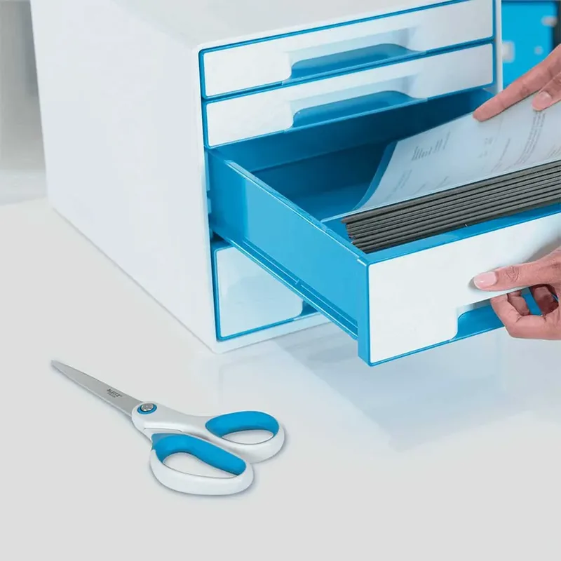 Schaar Leitz WOW 205mm titanium blauw de Leitz – photo produit 5 sur 6