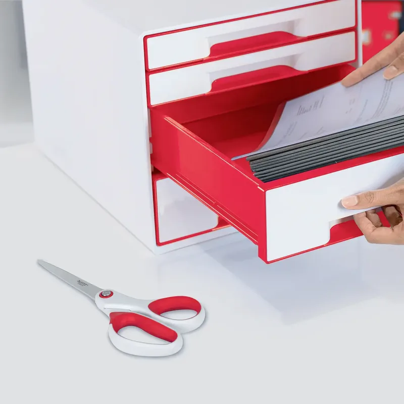 Schaar Leitz WOW 205mm titanium rood van Leitz – productfoto 2 van 2