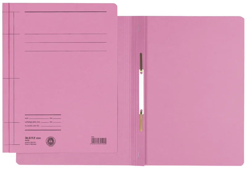 Schnellhefter Rapid, DIN A4, Manilakarton, pink de Leitz – photo produit