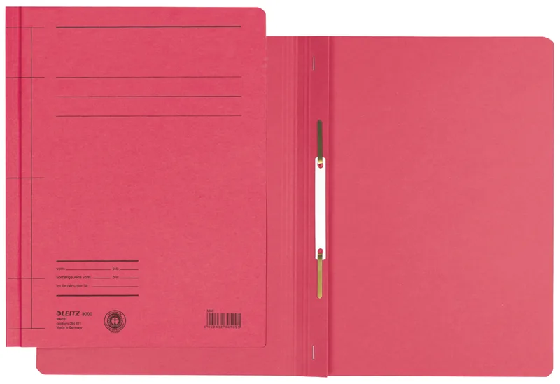 Schnellhefter Rapid, DIN A4, Manilakarton, rot van Leitz – productfoto