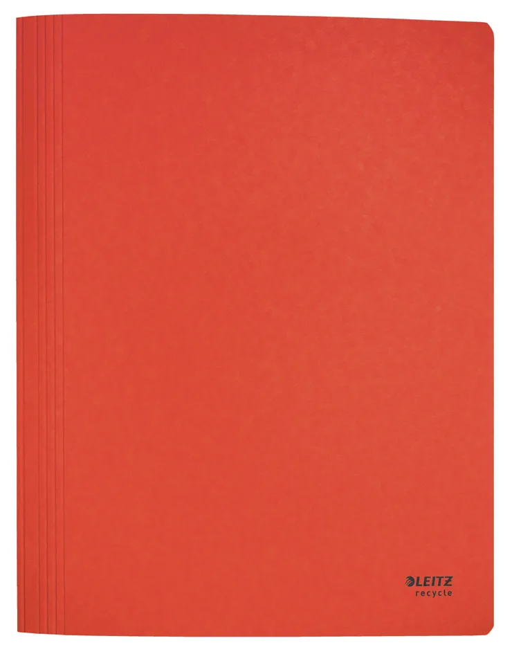 Schnellhefter Recycle, DIN A4, Karton, rot by Leitz – product photo