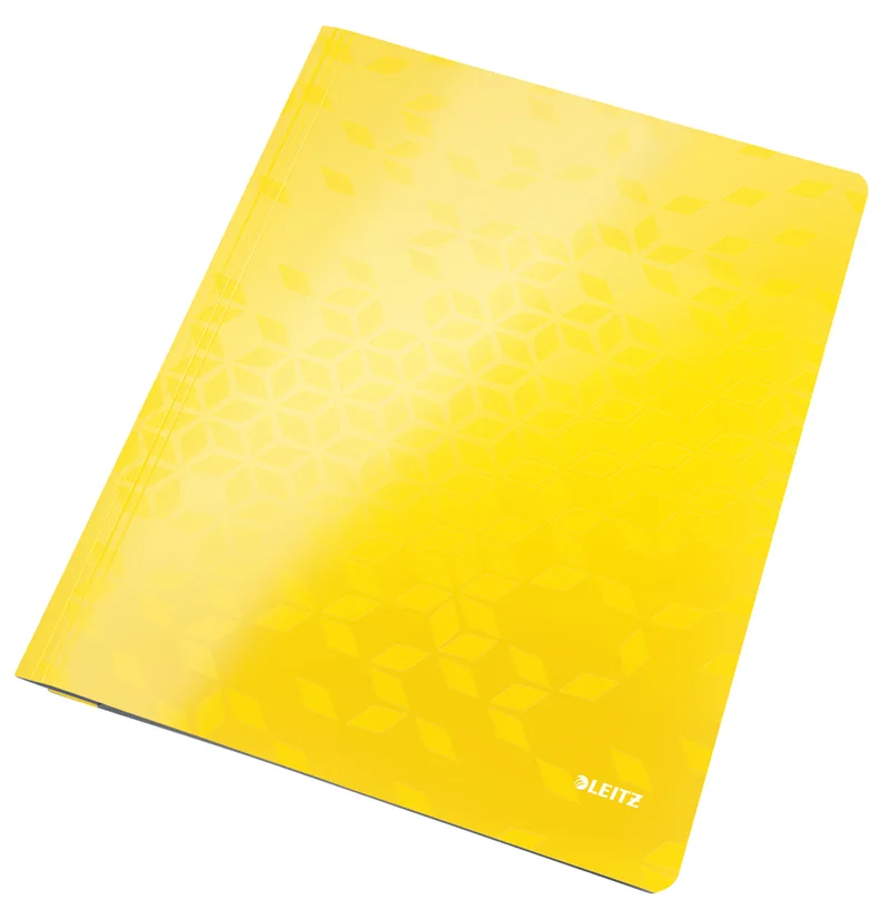 Schnellhefter WOW, DIN A4, Karton, gelb by Leitz – product photo