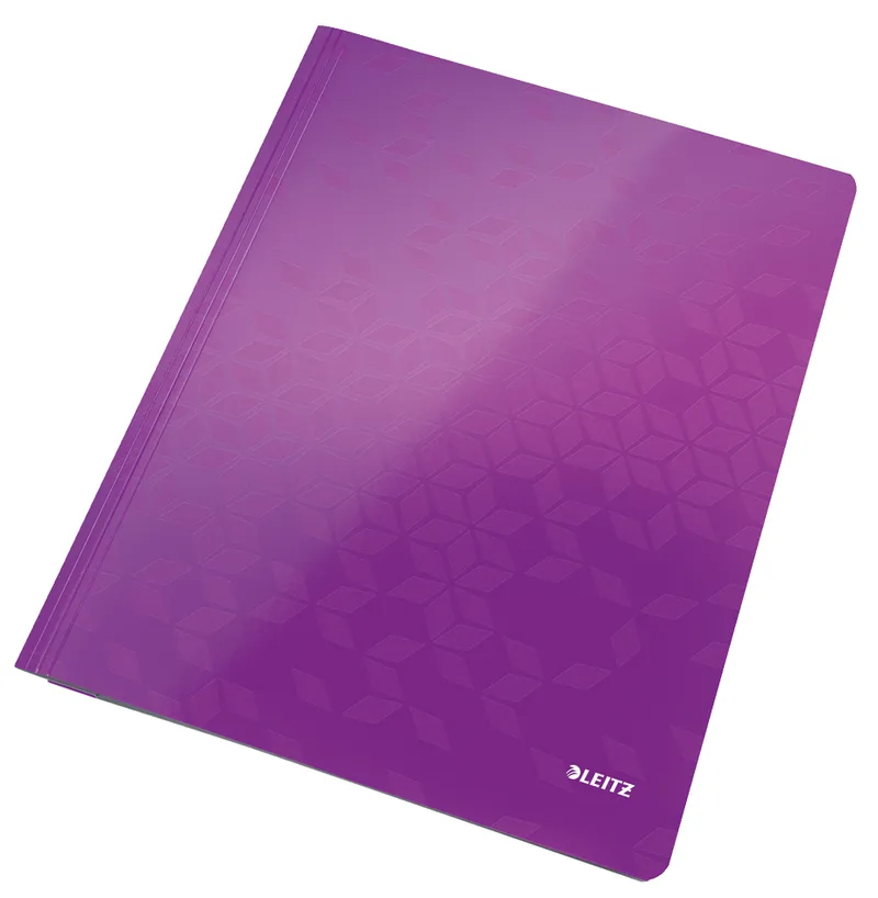 Schnellhefter WOW, DIN A4, Karton, violett by Leitz – product photo