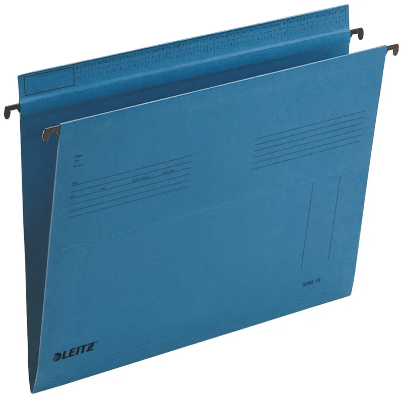 SERIE 18 Hängemappe, A4, seitlich offen, blau by Leitz – product photo