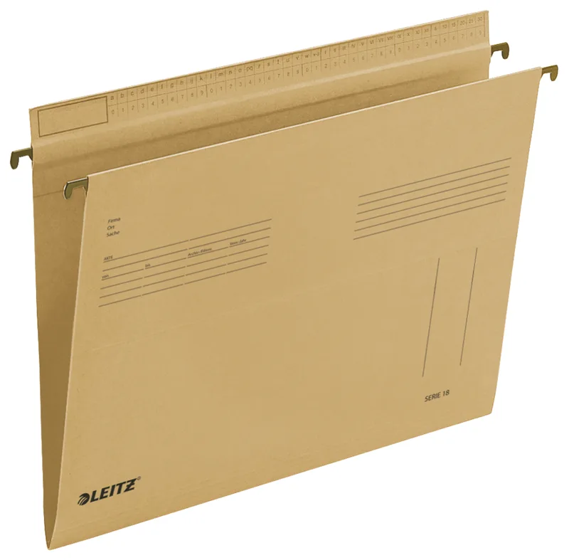 SERIE 18 Hängemappe, A4, seitlich offen, natron by Leitz – product photo