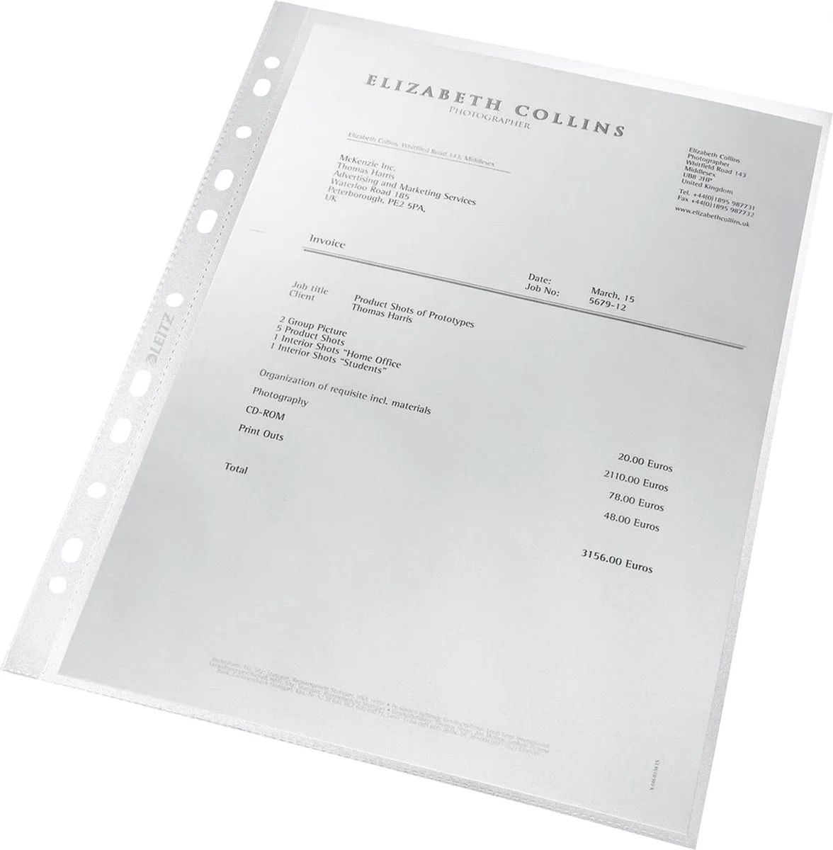 Showtas leitz 4791 recycle a4 pp 0.09mm från Leitz – produktbild