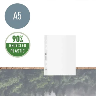 Showtas Leitz Recycle 100µ 6-gaats PP A5 transparant 25 stuks de Leitz – photo produit 2 sur 6