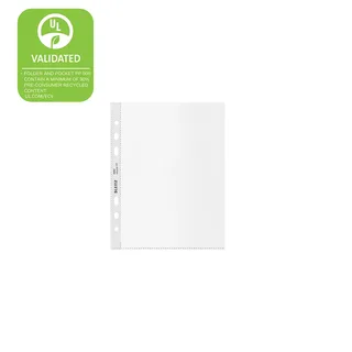Showtas Leitz Recycle 100µ 6-gaats PP A5 transparant 25 stuks de Leitz – photo produit 3 sur 6