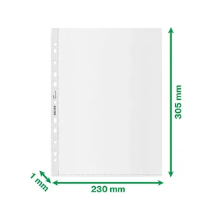 Showtas Leitz Recycle A4 11-gaats PP 0.10mm transparant 25 stuks von Leitz – Produktfoto 6 von 6