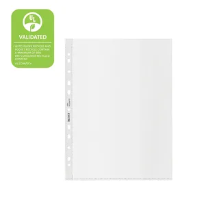 Showtas Leitz Recycle A4 11-gaats PP 0.10mm transparant 25 stuks von Leitz – Produktfoto 3 von 6