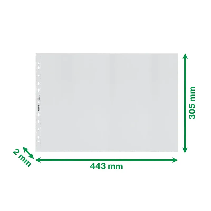 Showtas Leitz Recycle PP A3 11-gaats transparant 25 stuks by Leitz – product photo 6 of 6