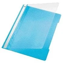 Snelhechter leitz standaard a4 pp lichtblauw | 25 stuks de Leitz – photo produit