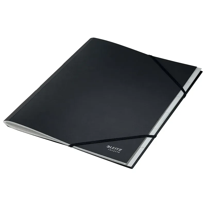 Sorteermap Leitz Recycle 6 tabs karton zwart by Leitz – product photo 6 of 6