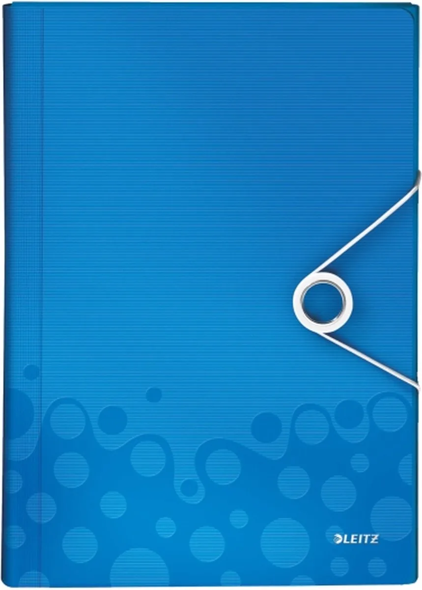 Sorteermap Leitz WOW 6 tabbladen PP - 5 stuks de Leitz en Bleu – photo produit