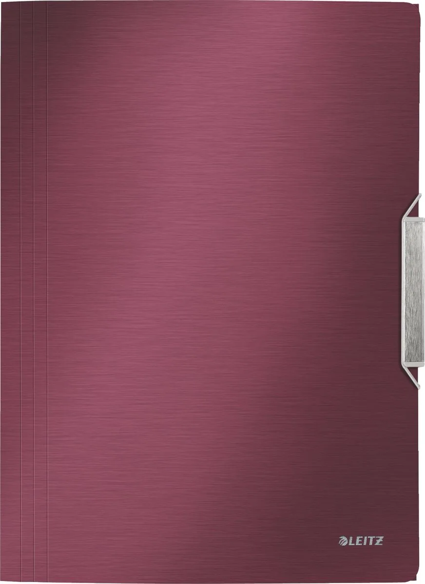 Style 3-klepsmap van Leitz in Rood – productfoto