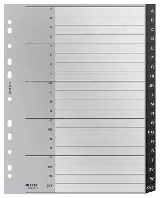 Tabblad Leitz Recycle A4 11-gaats A-Z extra breed PP by Leitz – product photo 1 of 6