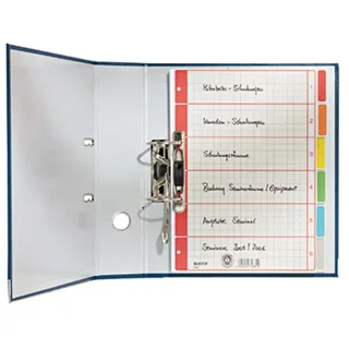 Tabbladen Leitz 4-gaats 4350 6-delig grijs karton by Leitz – product photo 2 of 2