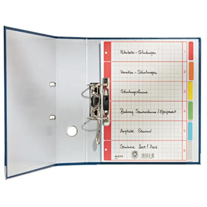 Tabbladen Leitz 4-gaats 4350 6-delig grijs karton by Leitz – product photo 2 of 2
