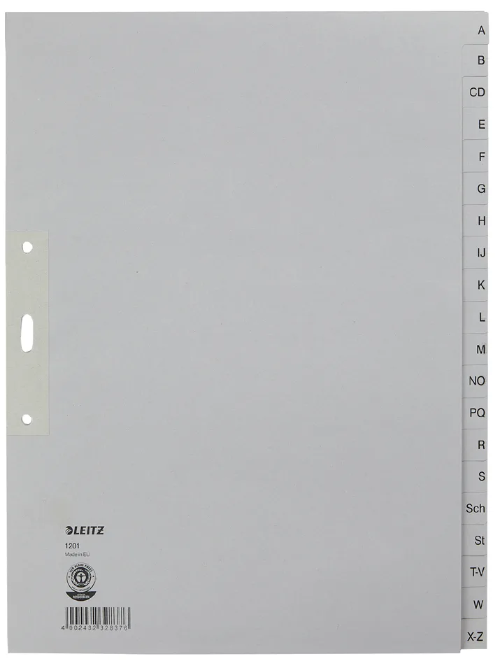 Tauenpapier-Register, A-Z, A4 Überbreite, 20-teilig by Leitz – product photo