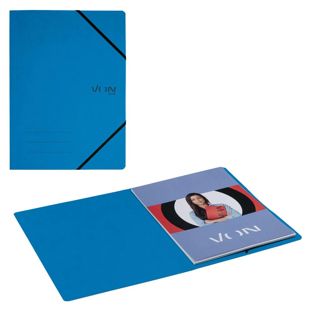 VON LEITZ Eckspanner DIN A4 blau, 1 St. fra Leitz – produktbillede