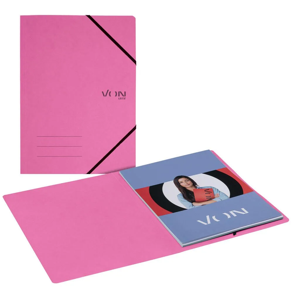 VON LEITZ Eckspanner DIN A4 fuchsia, 1 St. fra Leitz – produktbillede