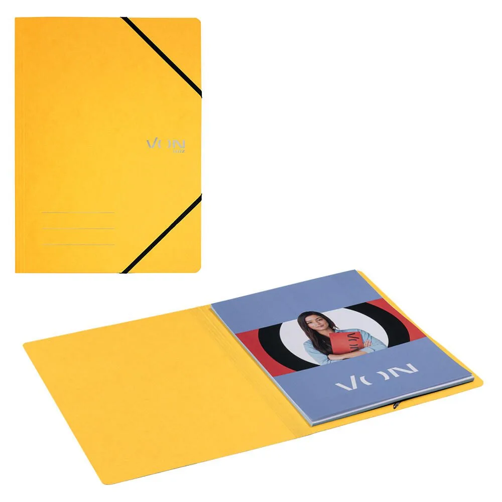 VON LEITZ Eckspanner DIN A4 gelb, 1 St. fra Leitz – produktbillede