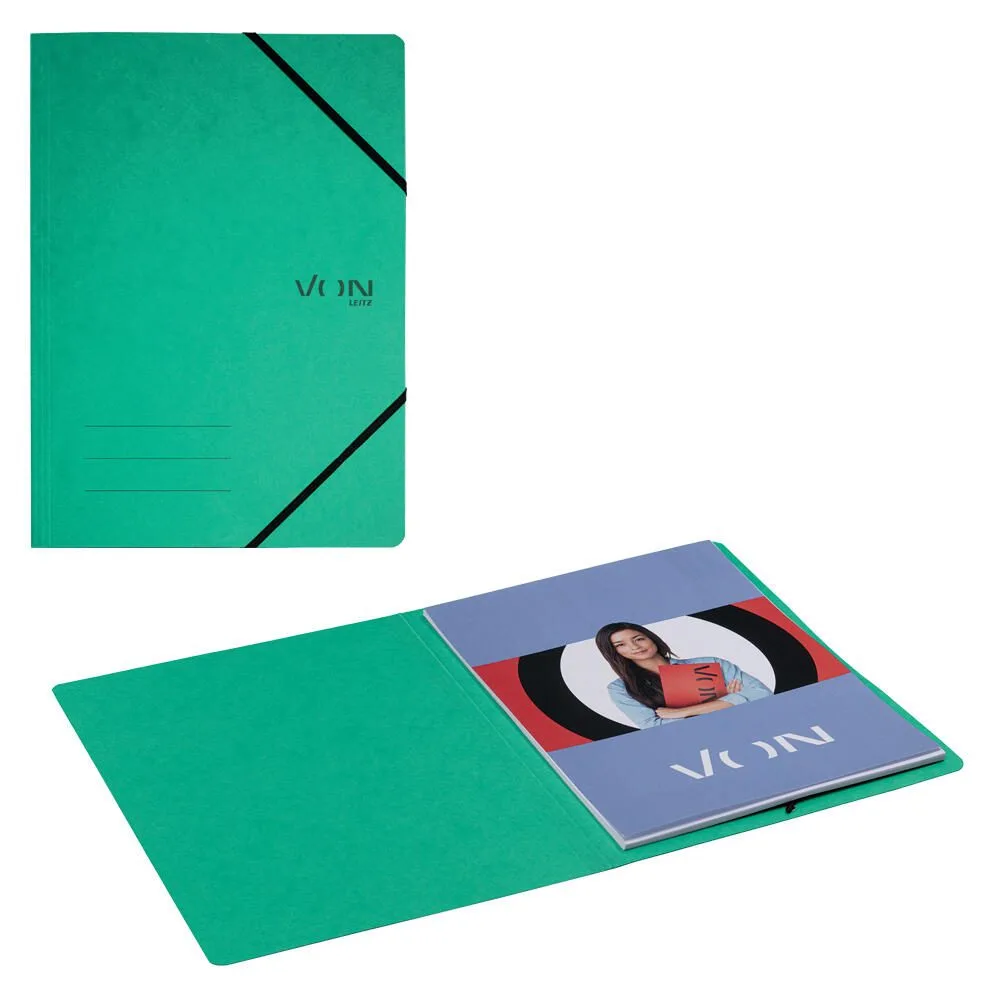 VON LEITZ Eckspanner DIN A4 grün, 1 St. fra Leitz – produktbillede