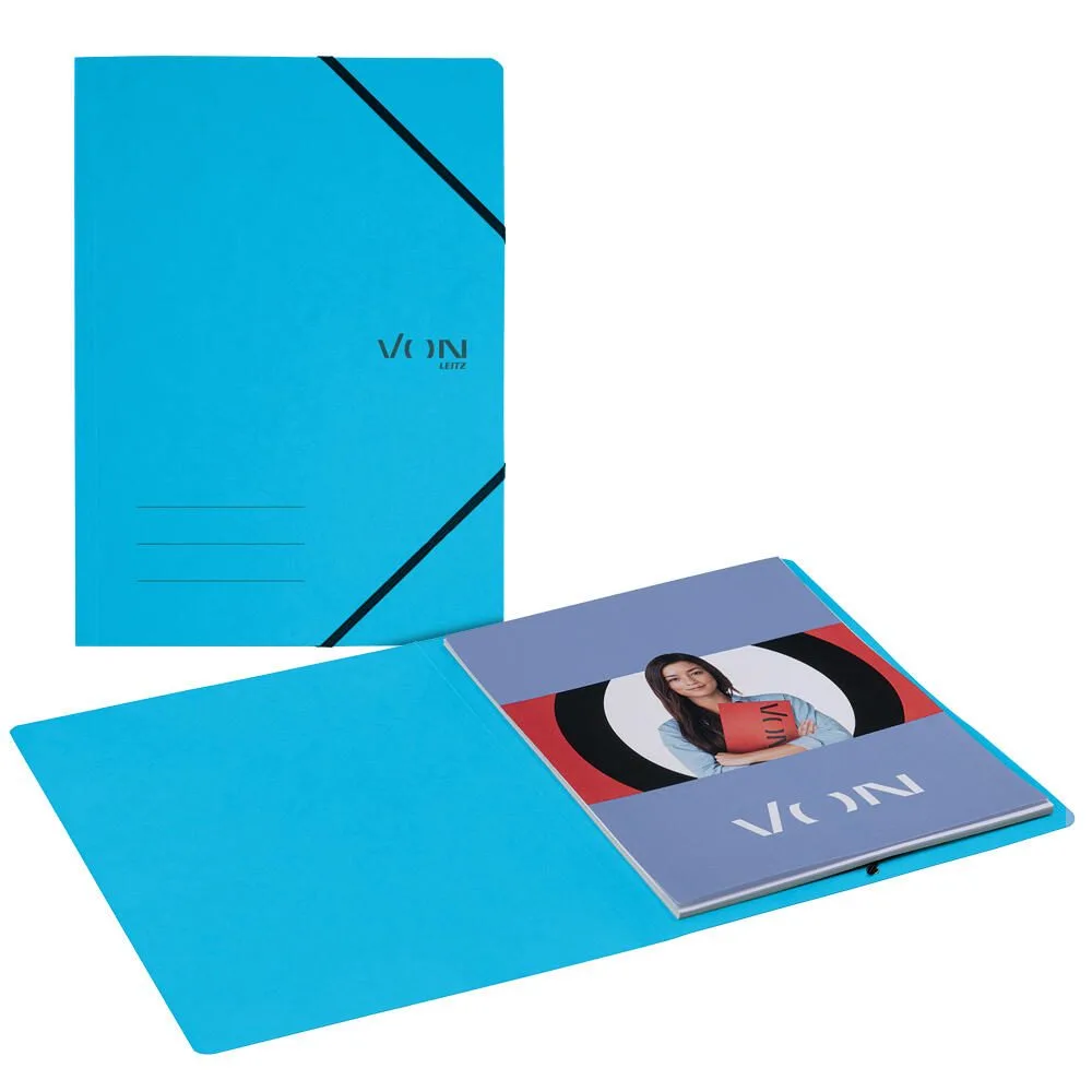 VON LEITZ Eckspanner DIN A4 hellblau, 1 St. fra Leitz – produktbillede