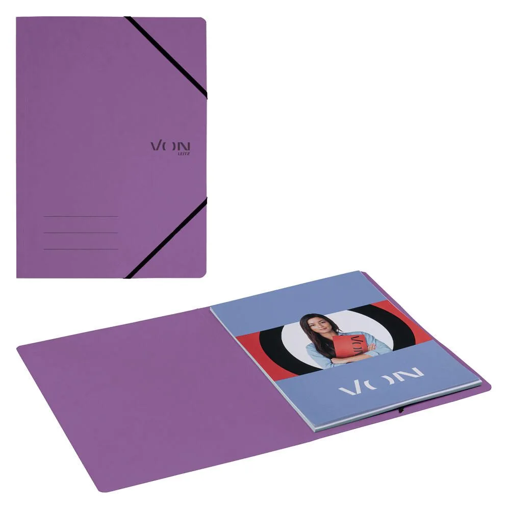 VON LEITZ Eckspanner DIN A4 violett, 1 St. fra Leitz – produktbillede